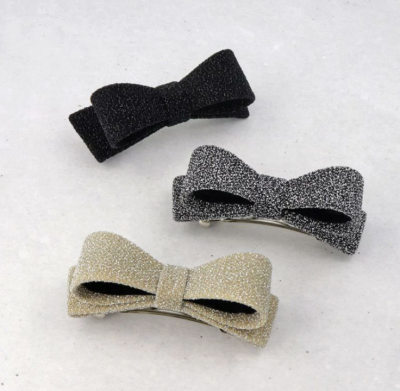 Kẹp tóc Osewaya ruy băng lấp lánh 24VT0335