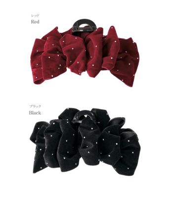 Kẹp tóc Osewaya vải nhung  25BS0812