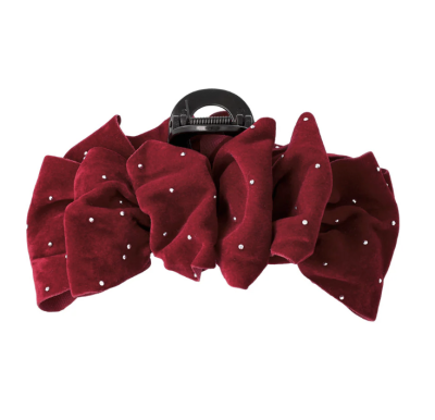 Kẹp tóc Osewaya vải nhung  25BS0812