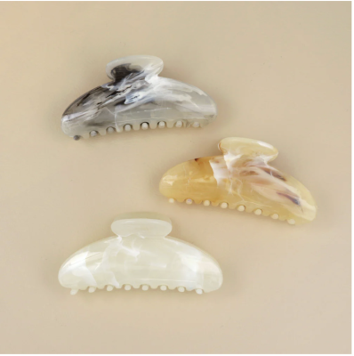 Kẹp tóc Osewaya đá cẩm thạch 25BS0713