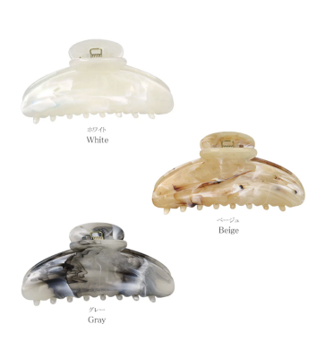 Kẹp tóc Osewaya đá cẩm thạch 25BS0713