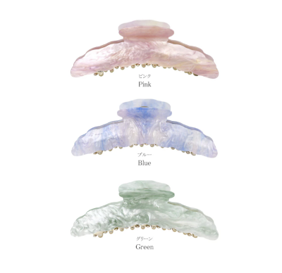 Kẹp tóc Osewaya đá cẩm thạch 25BS0756