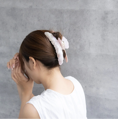 Kẹp tóc Osewaya đá cẩm thạch 25BS0756