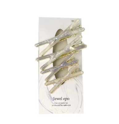 Set kẹp tóc cẩm thạch Osewaya 24CL0318