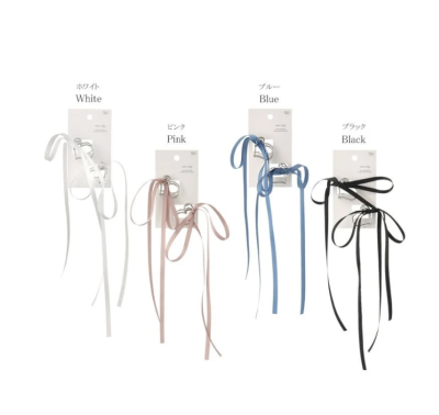 Kẹp tóc Osewaya ruy băng trái tim 24BS0574