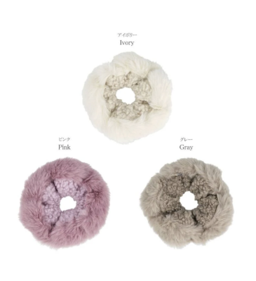 Dây buộc tóc Osewaya bồng bềnh lớn 24CC0238