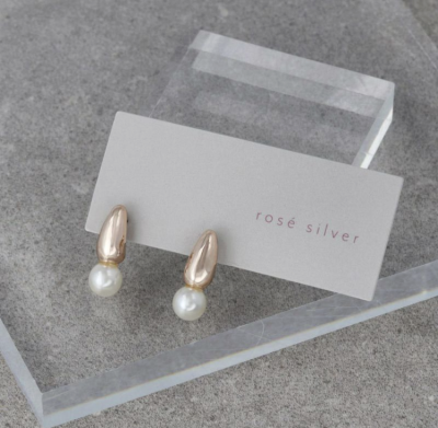 Khuyên tai Osewaya Rose Silver 24PC1838