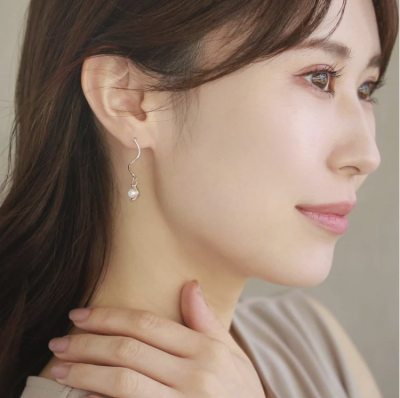 Khuyên tai Osewaya Rose Silver 23PC1542