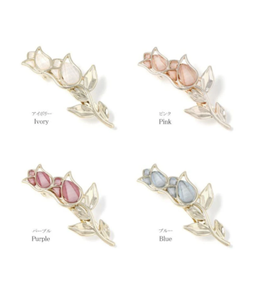 Kẹp tóc Osewaya hoa tulip 23VT0264