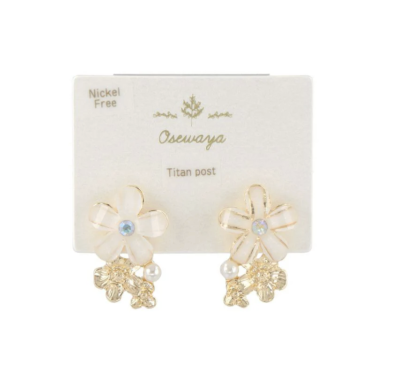 Khuyên tai Osewaya bông hoa 23PC1387