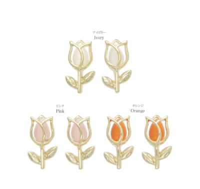 Khuyên tai Osewaya hoa tulip 23PC1491