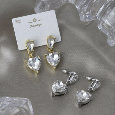 Khuyên tai Osewaya trái tim 24PC1822