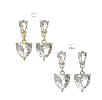 Khuyên tai Osewaya trái tim 24PC1822