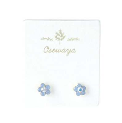Khuyên tai Osewaya bông hoa mini 20PC0115