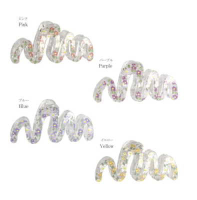 Kẹp tóc Osewaya Acrylic trong suốt 24BS0594