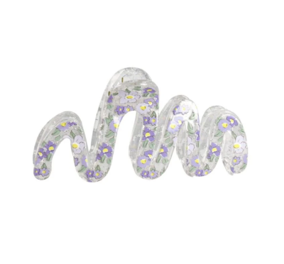 Kẹp tóc Osewaya Acrylic trong suốt 24BS0594