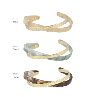 Vòng tay Osewaya nhựa giả đá cẩm thạch 23BL0499