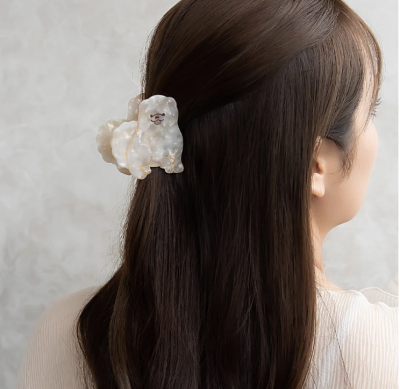 Kẹp tóc Osewaya hình chó phốc sóc 25BS0680