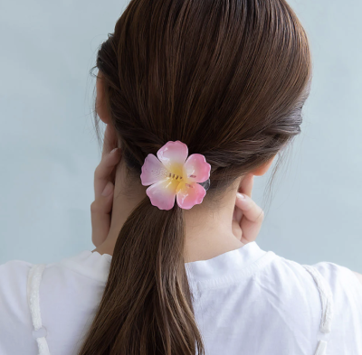 Kẹp tóc Osewaya hoa dâm bụt 25CL0357