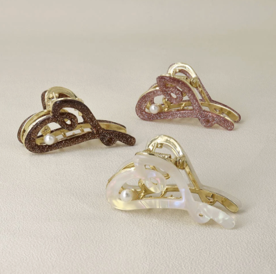 Kẹp tóc Osewaya trái tim mini 25BS0661