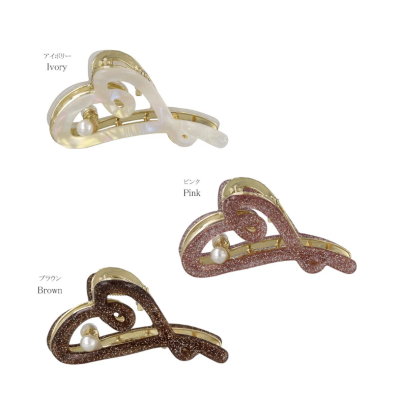 Kẹp tóc Osewaya trái tim mini 25BS0661