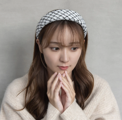 Băng đô Osewaya vải caro 25TK0351