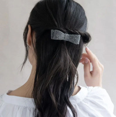 Kẹp tóc Osewaya ruy băng lấp lánh 24VT0335