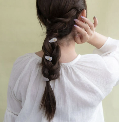 Set kẹp tóc Osewaya đá cẩm thạch 24CL0312