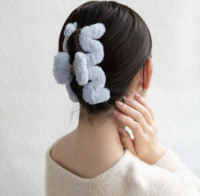 Kẹp tóc Osewaya mềm mại cỡ lớn 24BS0638