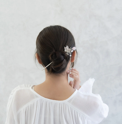 Trâm cài Osewaya hoa ngọc trai 25HH0275