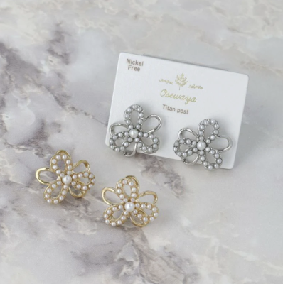 Khuyên tai Osewaya đính đá 24PC1892