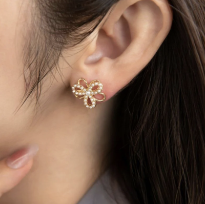 Khuyên tai Osewaya đính đá 24PC1892