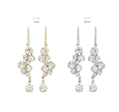 Khuyên tai Osewaya pha lê lấp lánh 23PC1437