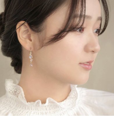 Khuyên tai Osewaya vườn hoa nhỏ 23PC1412