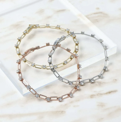 Vòng tay Osewaya đính đá 22BL0422