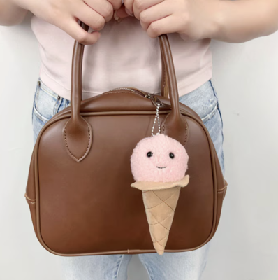 Móc khoá Mignon cây kem nhồi bông