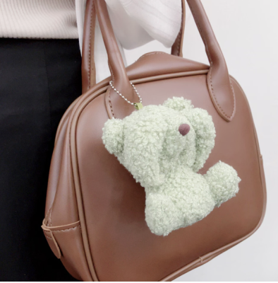 Móc khoá Mignon gấu che mắt