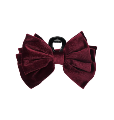 Kẹp tóc Osewaya nhung mềm mại 25BS0773