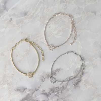 Vòng tay Osewaya cỏ bốn lá 25BL0606