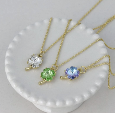 Dây chuyền Osewaya cỏ bốn lá 24NP0476