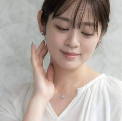 Dây chuyền Osewaya cỏ bốn lá 24NP0476