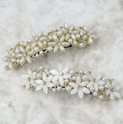 Kẹp tóc Osewaya hoa ngọc trai 20VT0066