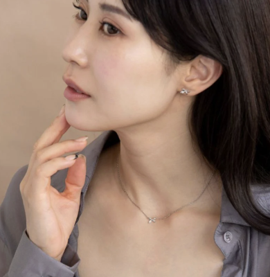 Dây chuyền Osewaya nơ dễ thương 24NP0483